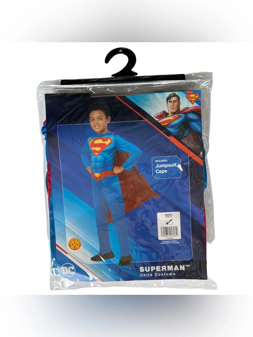 Superman Child Costume Boys S 6 Blue Red